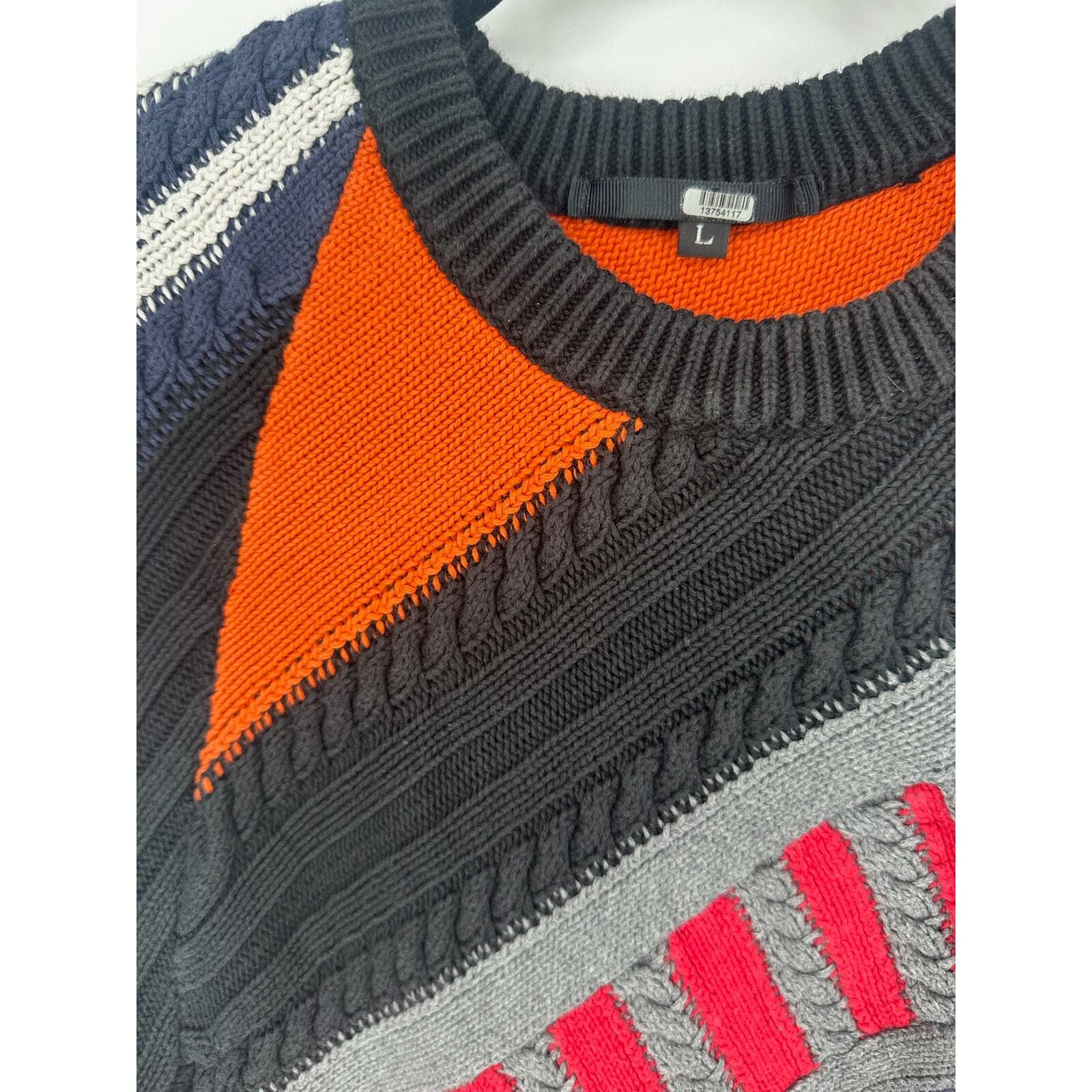 Koché Patchwork Oversized Sweater LARGE - image 3