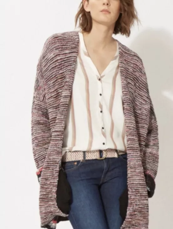 Maje shop long cardigan