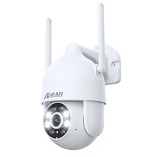 ANRAN Home Security IP Camera Wireless Outdoor PTZ WiFi 2Way Audio CCTV 2K Alarm