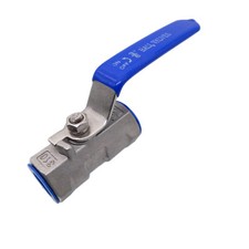 3/8" NPT Female 1-Piece 316 Stainless Steel Port Ball Valve WOG1000