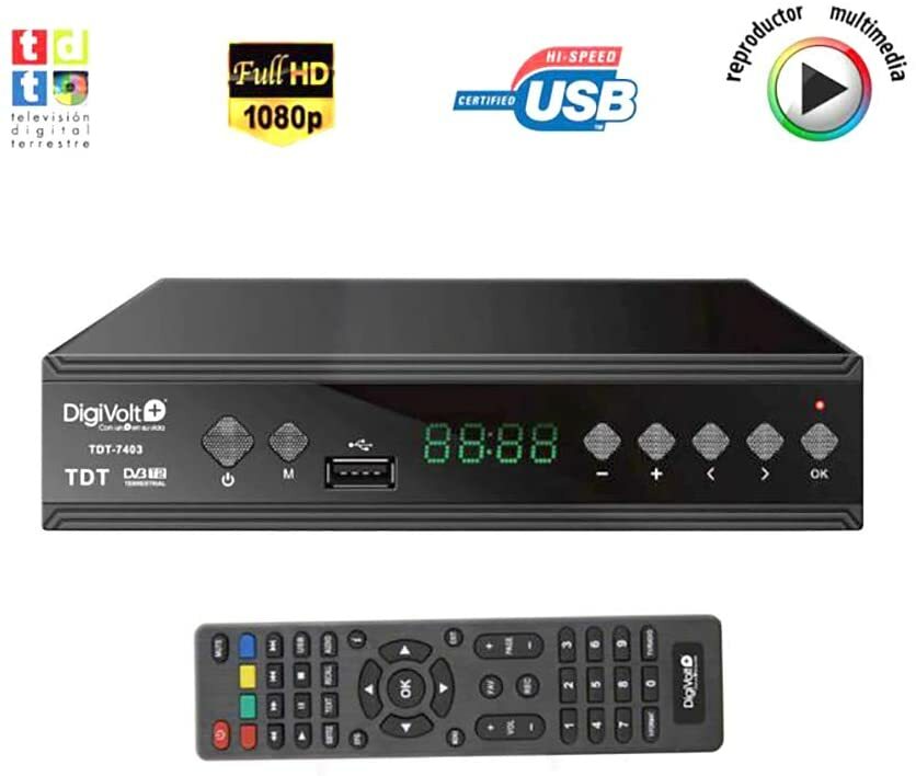 DIGIVOLT TDT-7403 TDT HD DVBT-2 GRABADOR USB HDMI 1080p | Compra en eBay