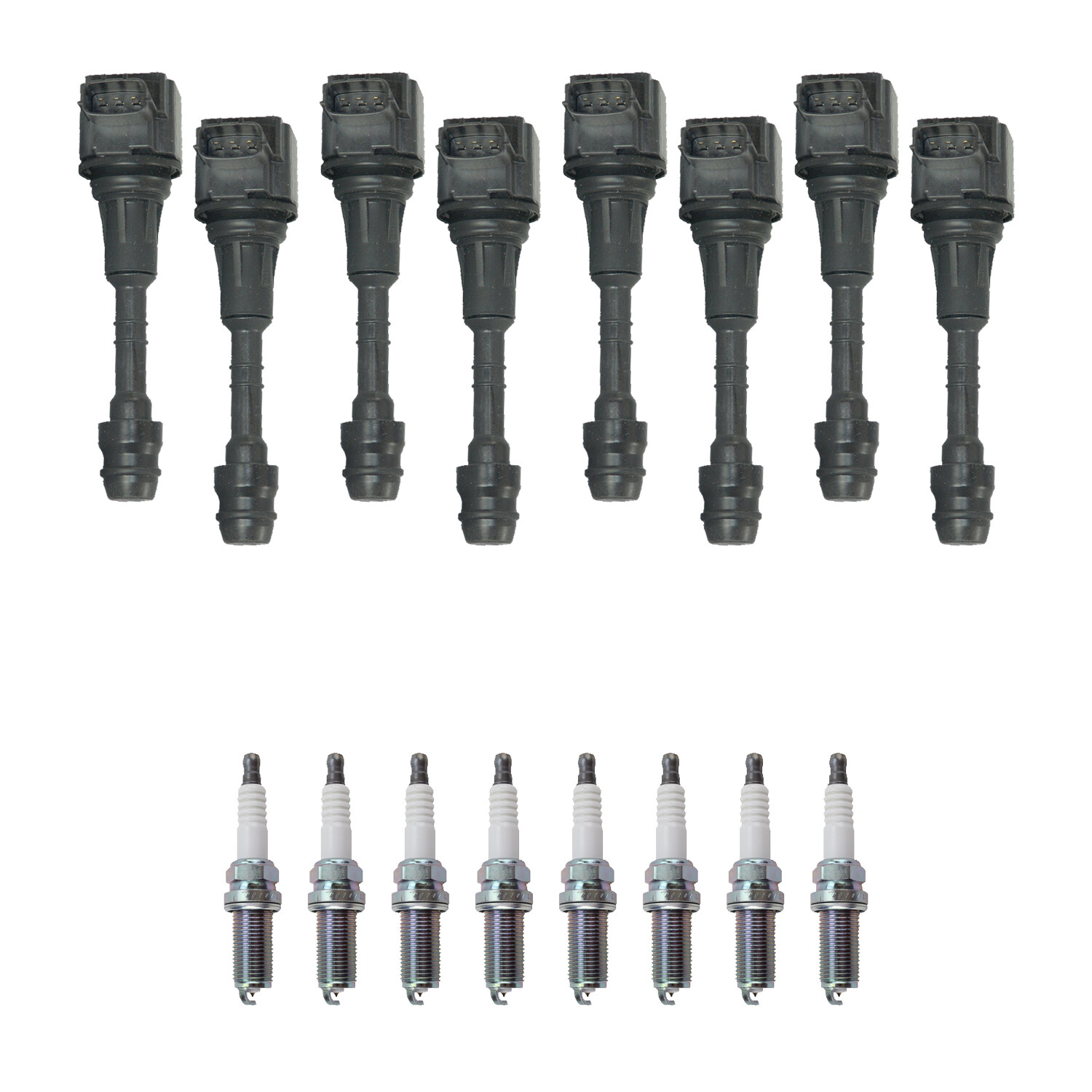 Hitachi 8 Ignition Coil 8 NGK Platinum Spark Plugs Kit For Armada V8 ...