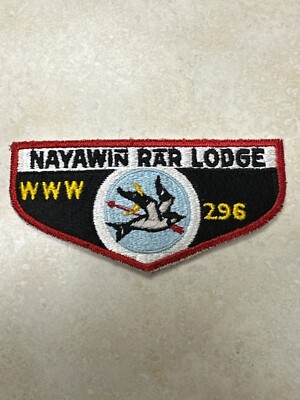 Boy Scout OA 296 Nayawin Rar fake flap