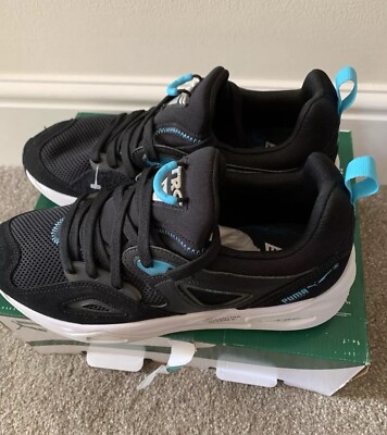  Puma TRC Blaze | Größe UK 7 EU 40,5 384958 05 | Schwarz / Blau Herren Sneaker 