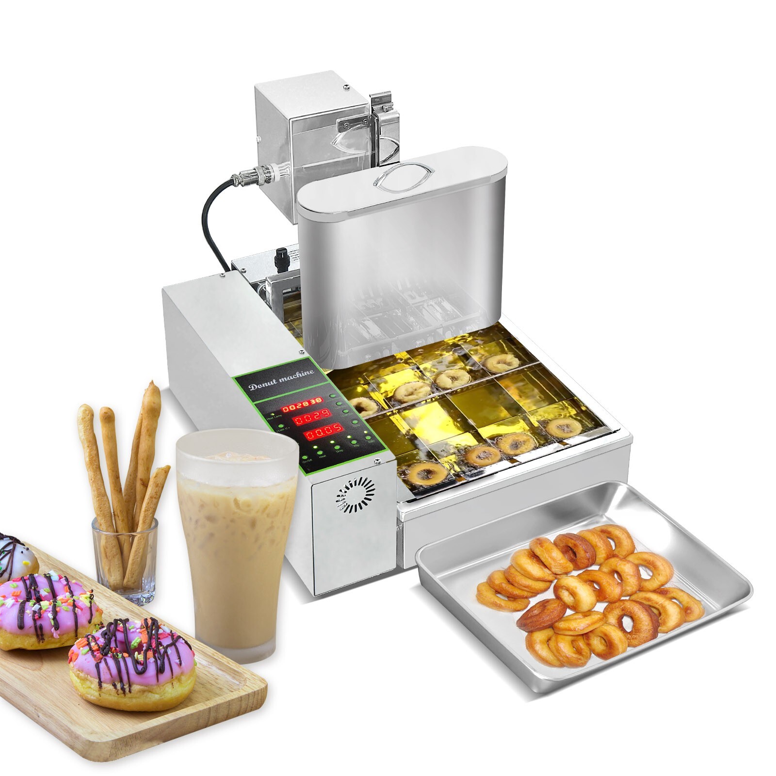 Kolice Commercial donut machine 1750pcs/hour Mini 4 rows donuts making machine