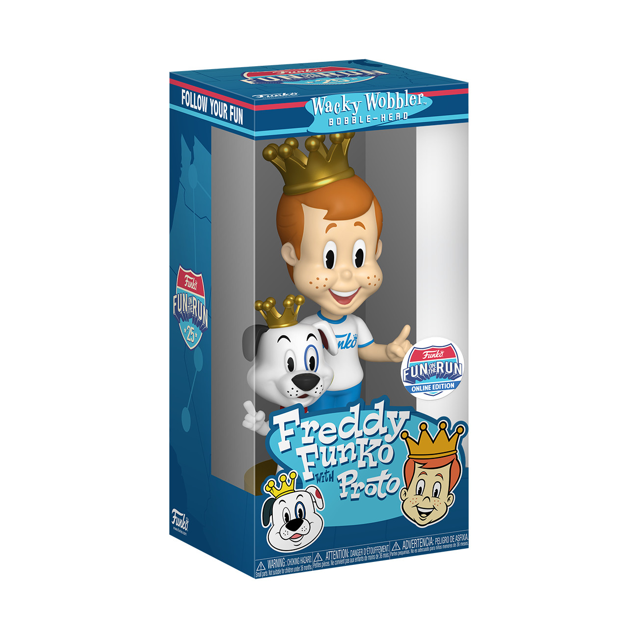 【FUNKO WACKY WOBBLER】 Freddy Funko Wacky Wobbler: Freddy Funko with Proto Online Edition