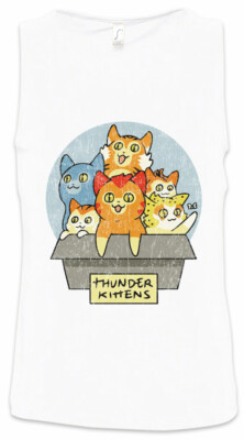 Thunder Kittens Men Tank Top Cat Cats Fun Love Addiction