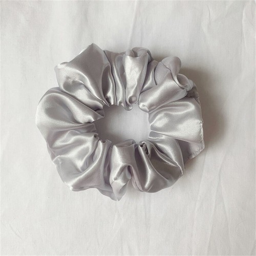DIY Girls Large Size Smooth Satin Headdress Hair Rope Scrunchies Hair Ring Ti 。 - Picture 22 of 30