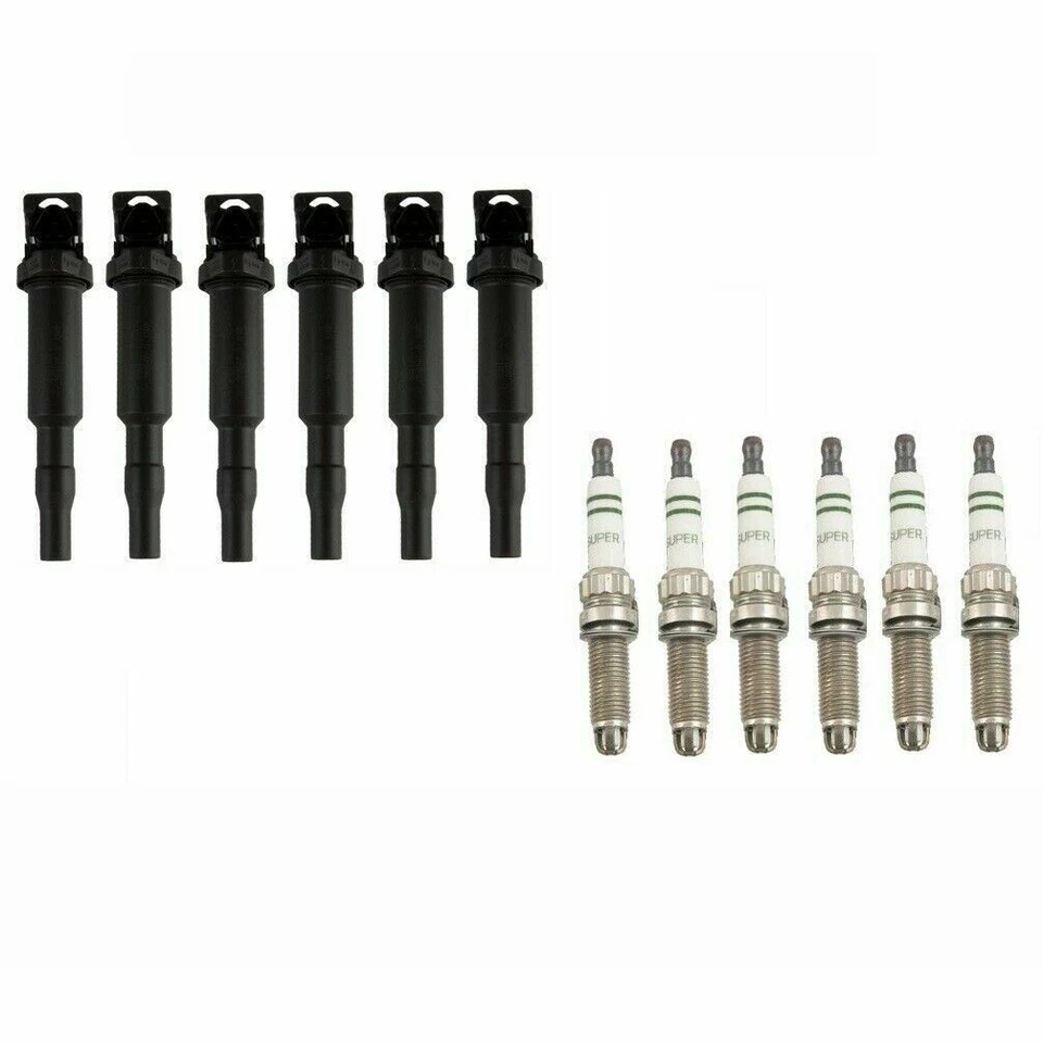 Juego de 6 bobinas de encendido BOSCH con conector para BMW E82 135i 335i Foto 2 de 4