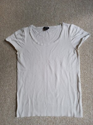 Ostin white top for women size S