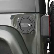 Fuel Filler Door Cover Gas Cap Exterior Accessories For Jeep Wrangler Jk Jku 07