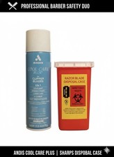 Andis Cool Care Plus Clipper Blade Cleaner W/ Razor Disposal Case
