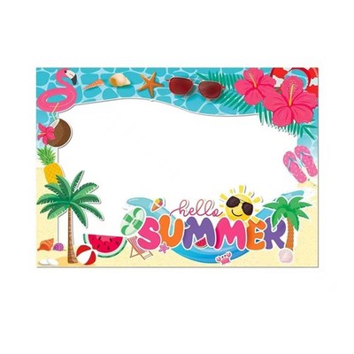 Hawaiian Photo Booth Prop Pool Party Decoration Summer Tropical Beach Selfie