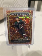 2022-23 O-Pee-Chee Platinum Dylan Guenther Hot Magma Rookie /499 #298 RC