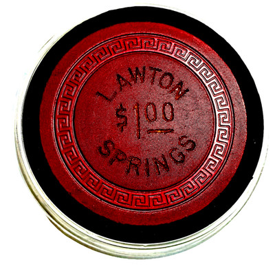 Casino Chip Lawton Springs $1 Reno-Tropicana Legends Hall of Fame Museum