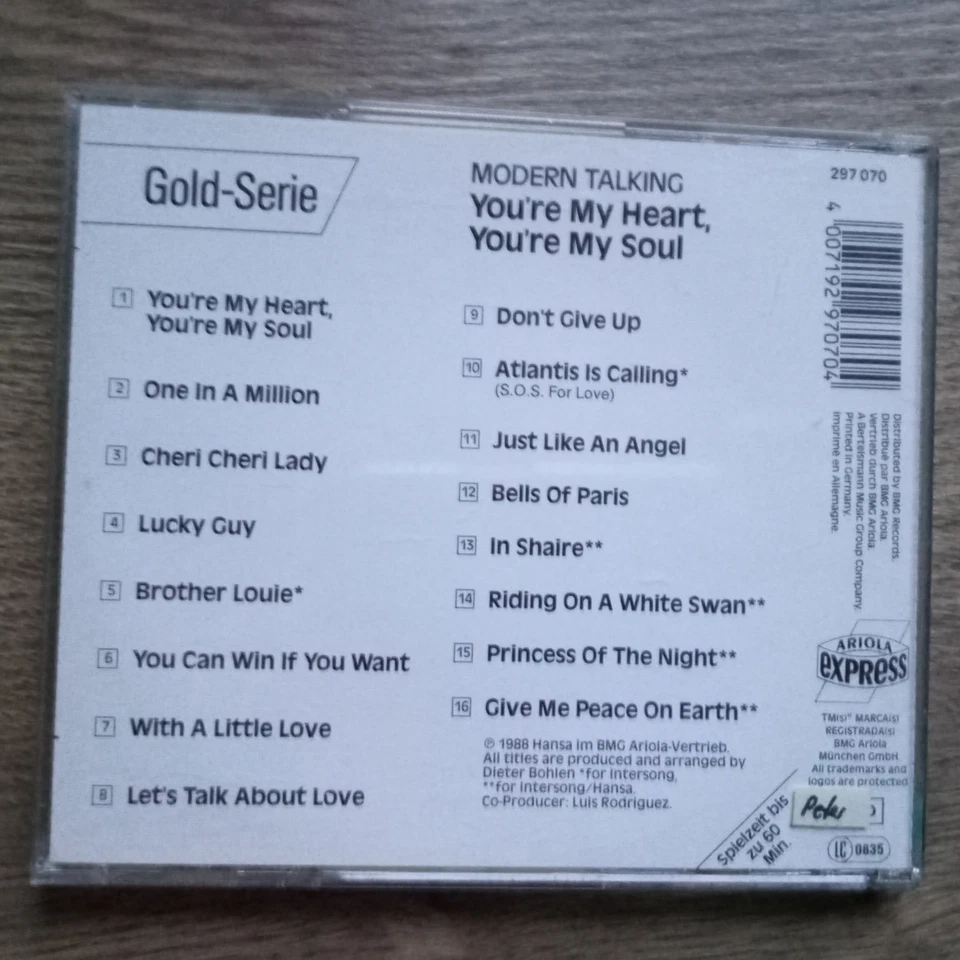 Modern Talking - You´re my heart, you´re my soul - Ariola Express - Bild 2 von 2