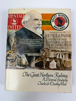 #ad #ad The Great Northern Railway Charles amp; Dorothy Wood 1979 Pictorial Study $17.95