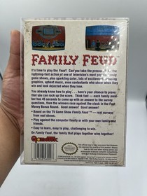 The All New Family Feud NES Game Cart, Sleeve, Box, Manual, Inserts - COMPLETE