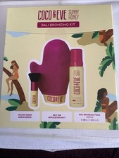 Coco & Eve Sunny Honey Bali Bronzing Kit (Medium) 200ml Foam, Mitt EtcSealed NEW