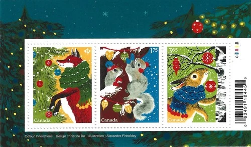 Canada 2025 Souvenir Sheet Christmas Tinsel Tales - MNH