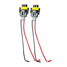 2PCS 9005 9006 9012 HB3 HB4 Female Adapter Wiring Harness Sockets,Bulb 2 Pcs