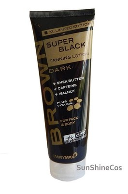 Tannymaxx Brown Super Black Tanning Lotion Lotion Solarium Kosmetik 250 ML