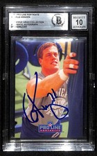 Greg Kragen Broncos Signed 1991 Pro Line Portraits Card Beckett Auto 10