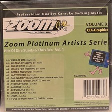 DIRE STRAITS CHRIS REA ZOOM KARAOKE CDG LOT FL GA