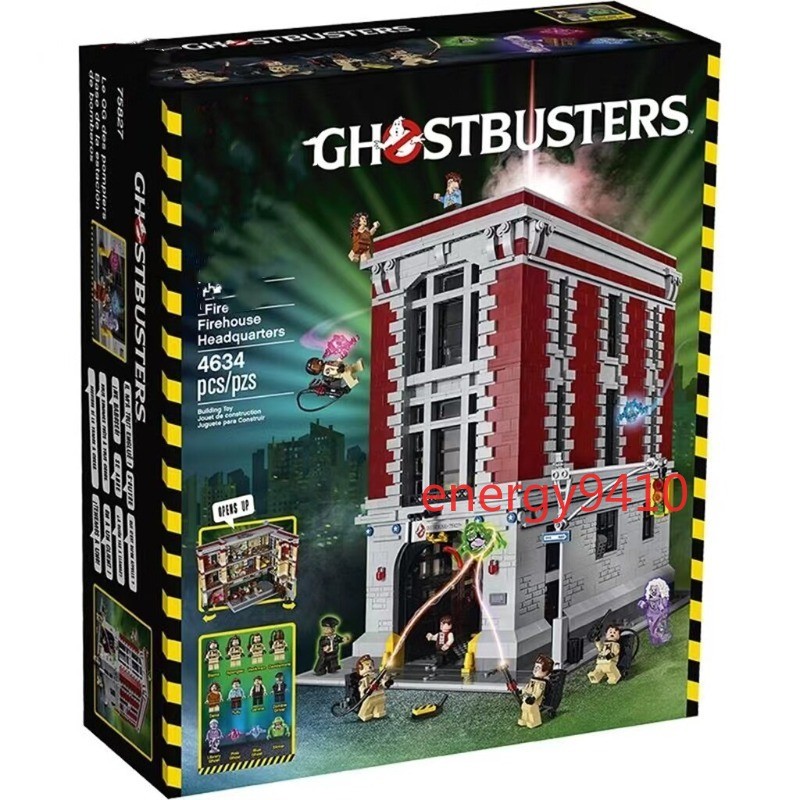 4905 PCS Ghostbusters Firehouse Headquarters Building Block Set Halloween Gifts
