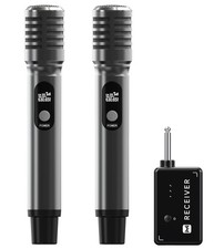Wireless Microphones, Wireless Microphone with -to-Chip Connection, 40H Recha...