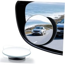 Blind Spot Mirror, 2" HD Glass Frameless Convex Rear View Pack of 2 Round