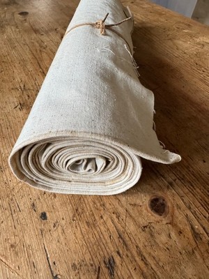 Vintage Leinen, Leinenballen handgewebt, Aussteuer, naturfarben