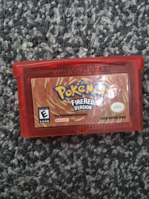 Pokemon Fire Red Version Nintendo Game Boy Advance GBA Not Original Tested