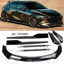 For Mazda 2 3 5 6 Front Rear Bumper Lip Spoiler Splitter Body Kit Side Skirt For Mazda 2 3 5 6 Front Rear Bumper Lip Spoiler Splitter Body Kit Side Skirt