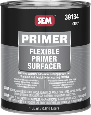 SEM 39134 Flexible Primer Surfacer for Automotive Bumper Covers Plastics 1 Quart
