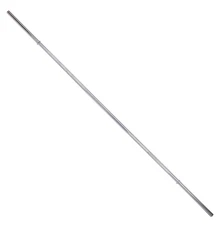 New 6 Foot Standard Barbell Weightlifting Chrome Bar 1" Thick Gym Fitness 15 lb