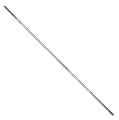 New 6 Foot Standard Barbell Weightlifting Chrome Bar 1'' Thick Gym Fitness 15 lb