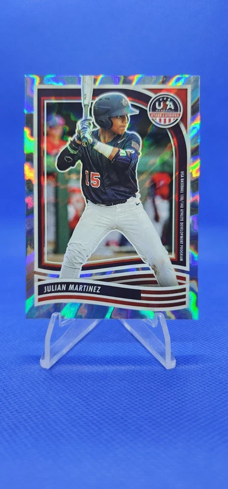 2024 Panini USA Stars & Stripes JULIAN MARTINEZ # 25/30 - Image 2 of 4