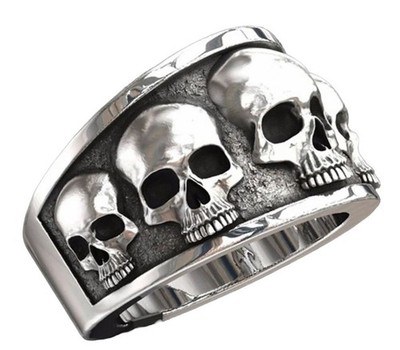 Skull with ring/yu309