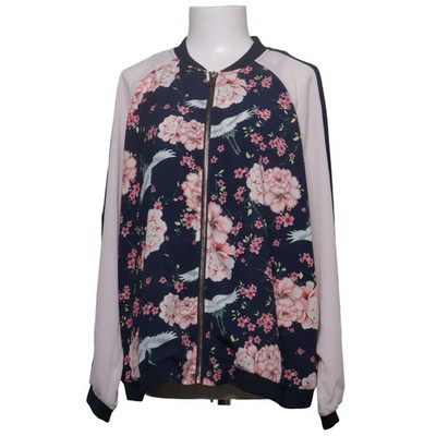 XLNT by KappAhl, Bomberjacke, Damen, Größe: XL, Blau/Pink/Mehrfarbig #8vs