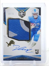 D'ANDRE SWIFT 2020 LIMITED RPA ROOKIE JUMBO PATCH GOLD RC AUTO #58/75