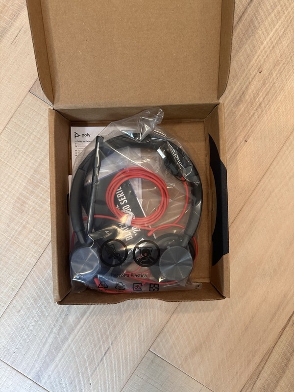 Poly Blackwire 3320 USB-A Headset (Microsoft Teams Certified)