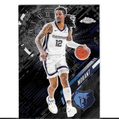 Ja Morant 2025-26 Topps Chrome Go Time #GT-14 Refractor Grizzlies