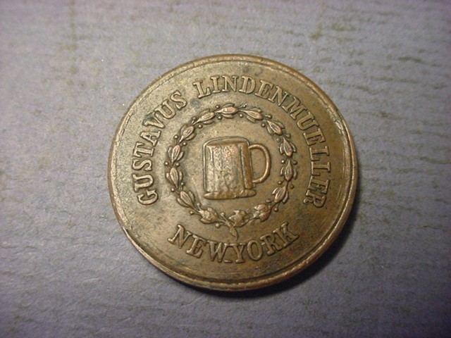 Civil War Token Gustavus Lindenmueller 1863 #93655 | eBay