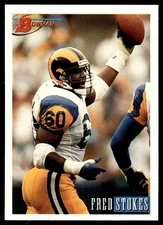 1993 Bowman Fred Stokes Los Angeles Rams #304