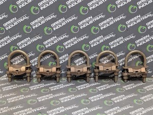 USED Lot of 5 Burndy GAR1726 Mechanical Grounding Connectors 1-1/2" IPS