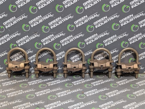 USED Lot of 5 Burndy GAR1726 Mechanical Grounding Connectors 1-1/2" IPS