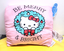 HELLO KITTY BE MERRY BRIGHT TRAVEL CLOUD PILLOW NEW OLD STOCK - DEAL OF MONTH