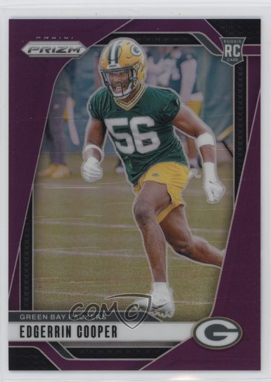 2024 Panini Prizm Rookies Purple 87/125 Edgerrin Cooper #331 Rookie RC rf2