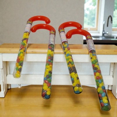 Riesen Jelly Bean Cane Süßigkeiten Geschenkpackung 2 oder 4 große Bonbonröhrchen